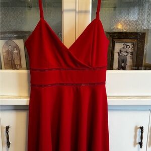 Elegant New Red JUN & IVY Strappy Mini Dress Junior’s Medium